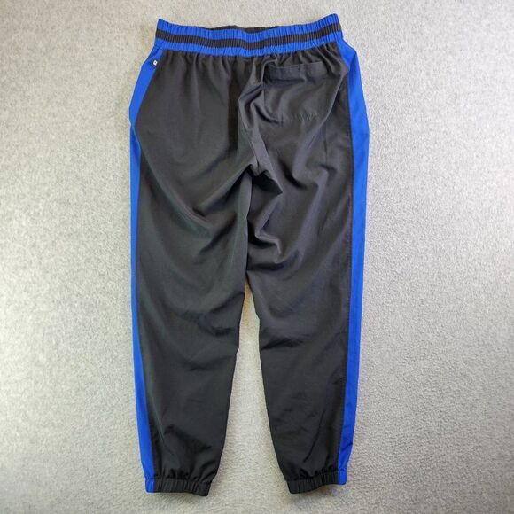 Fabletics Joggers Womens M Black Blue Windsor Zip Pockets Wicking Stretch Ankle - Picture 6 of 16